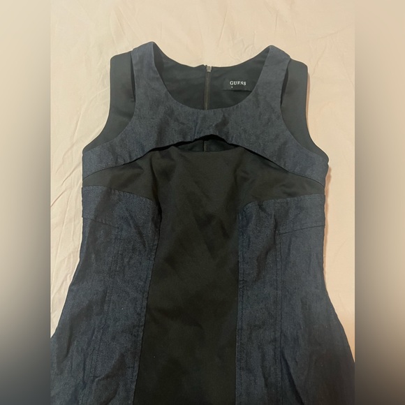 Guess Denim and Black Dress - Picture 2 of 7